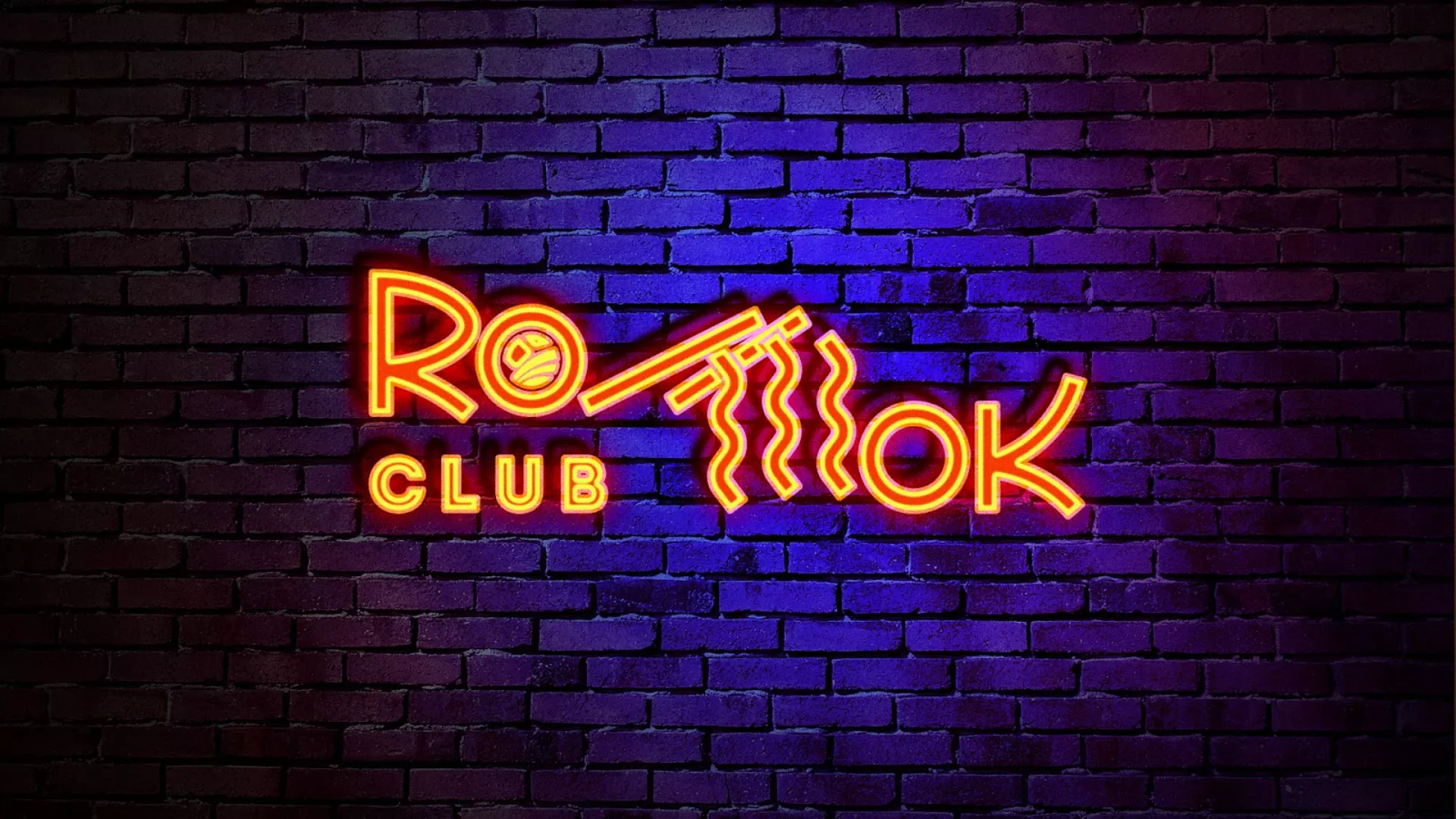 Разработка интерьерной вывески суши-бара «Roll Wok Club» в Калаче-на-Дону